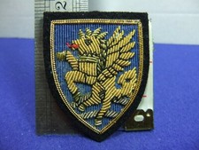 badge patch cambridge robinsons college coat arms university wire bullion 