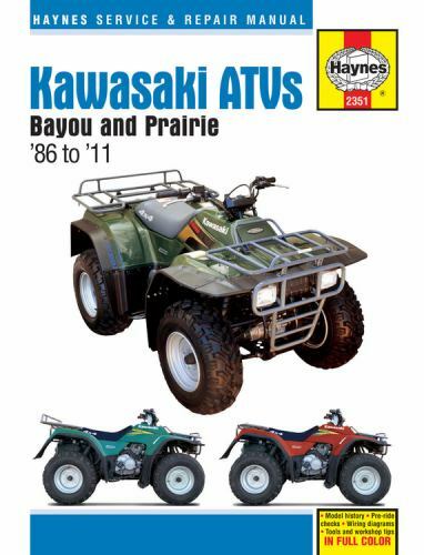 Haynes kawasaki atvs - haynes,