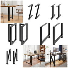 2 X Rustic Metal Table Legs