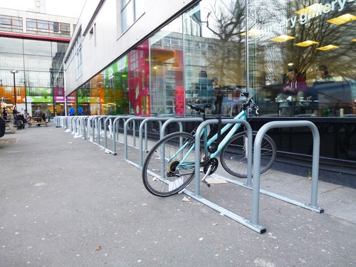 Hoop cycle bike rack - 5,