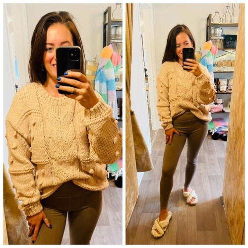 Tan leggings - tan,