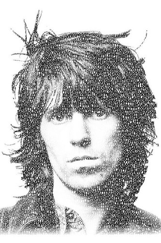 Keith richards poster made - -,