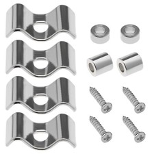 4x Silver Roller String Tree