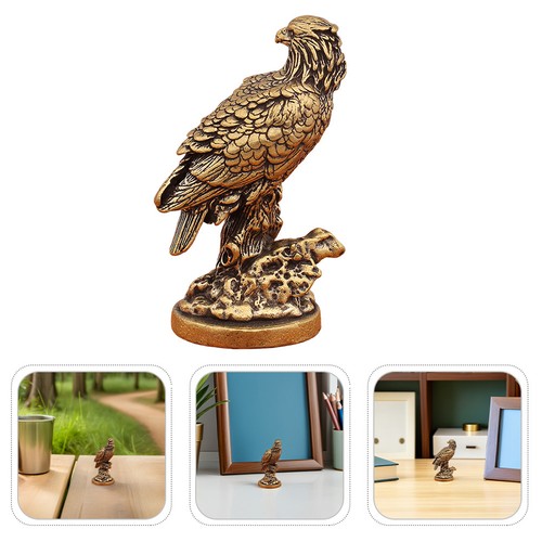 Eagle figurine bronze - eagle,