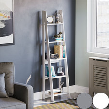 Ladder Shelf Bookcase 4 5 Tier
