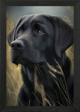 Labrador Retriever Dog Framed