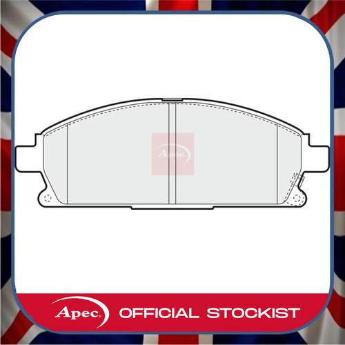 Nissan front brake pads - pads, set