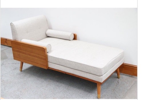 Chaise lounge white upholstery - lounge,