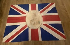 Vintage British Union Jack Flags  With GRVI