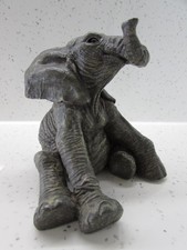 THE HERD Elephant ornament SLIDE #3112 Martha Carey Elephant Figure Marty 1989