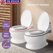 Kids Potty Trainer Seat Safety Toilet Training Toddler Children Non-Slip ,UK