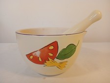 Ceramic mortar and pestle