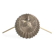 Original Russian Soviet Army Cap Badge - Bronze- Genuine Military Surplus-Brass