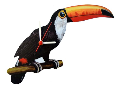 Toucan clock toucans - toucan,