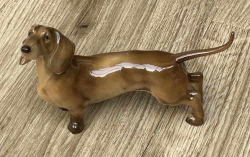 Hutschenreuther dachshund dog - dachshund,