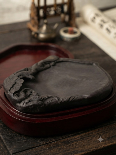 Vintage duan chinese ink stone - vintage,
