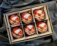 Hand Made Mouth Blown set of 6