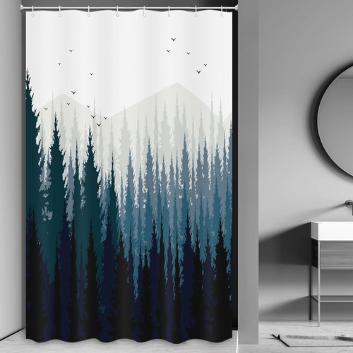 Shower curtain gradient - shower,