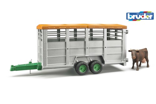 Bruder livestock trailer - trailer, 1x