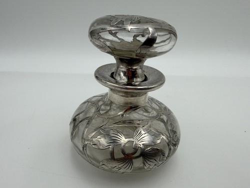 Antique glass sterling silver - antique,