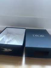 Dior Blue Empty Shoe Gift