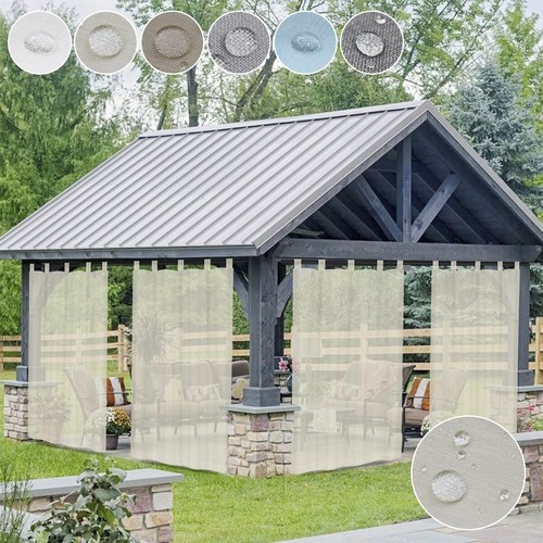 Voile sheer outdoor curtains - voile,