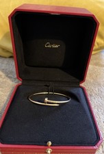 Cartier Juste un Clou 18K Yellow Gold Bracelet Size 16