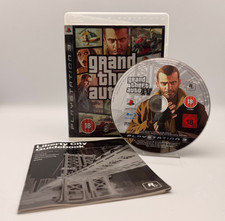 Grand Theft Auto IV Sony PlayStation 3 GTA 4 with Map and Manual PS3