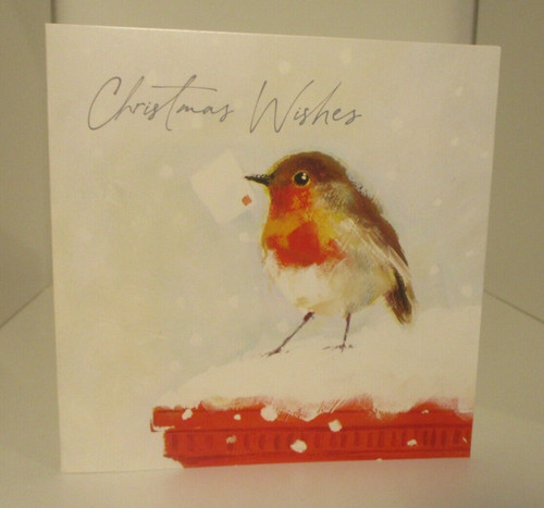 Clintons card christmas robin - christmas,