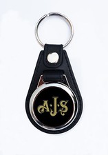 AJS FAUX LEATHER KEY RING /