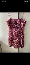 Zara Red & Purple Abstract