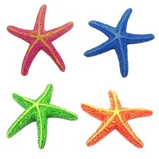 Innovative Hexagonal Aquariums Ornaments Starfishes Themed Restaurant Aquariums