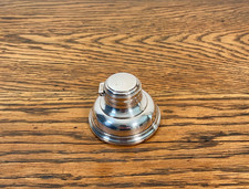 Antique silver plate capstan - antique,