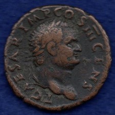 Roman Titus AD 79-81 Ae As