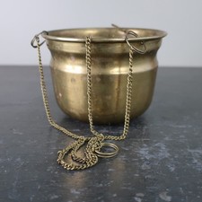 Small Vintage Brass Hanging