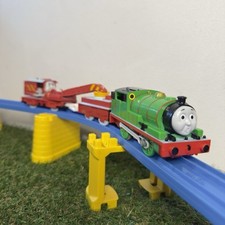 Thomas & Friends - Percy & Rocky TOMY Plarail Trackmaster RARE