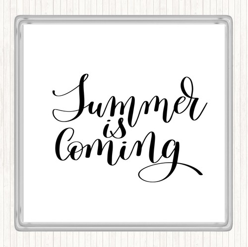 White black summer coming - black,