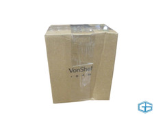 VONSHEF TRAVEL KETTLE 0.5L ELECTRIC KETTLE WITH 2 CUPS BLACK - USED - WEAK LID