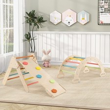 Colorful Wooden Climbing