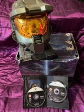 HALO 3 LEGENDARY EDITION MASTER CHIEF HELMET + GAME MICROSOFT XBOX 360 COLLECTOR