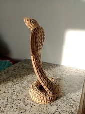 Vintage Wooden Snake Carving