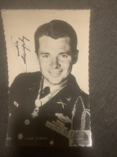 Vintage audie murphy signature - murphy,