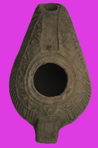Ancient holy land oil lamp - ancient,