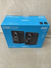 Logitech Z150 Stereo Speakers - Midnight Black Please Read