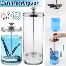 Disinfectant glass jar - glass,