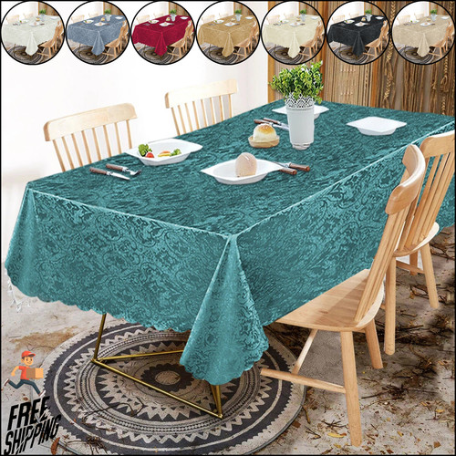 Table cloth jacquard damask - cloth,