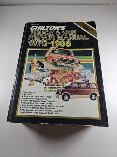 Chiltons truck and van - and, repair