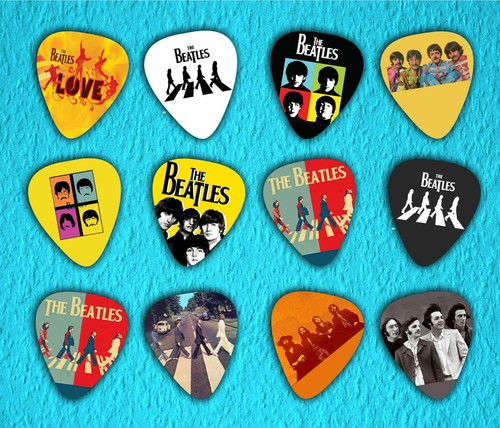 The beatles guitar picks set - beatles,
