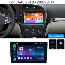 9" Android 13.0 Car Radio Stereo GPS NAV WIFI For Saab 9-3 2007-2011 w/ Carplay