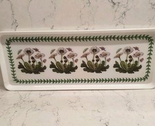 Portmeirion Botanic Garden Daisy melamine sandwich serving tray 15" x 6" 38 x...